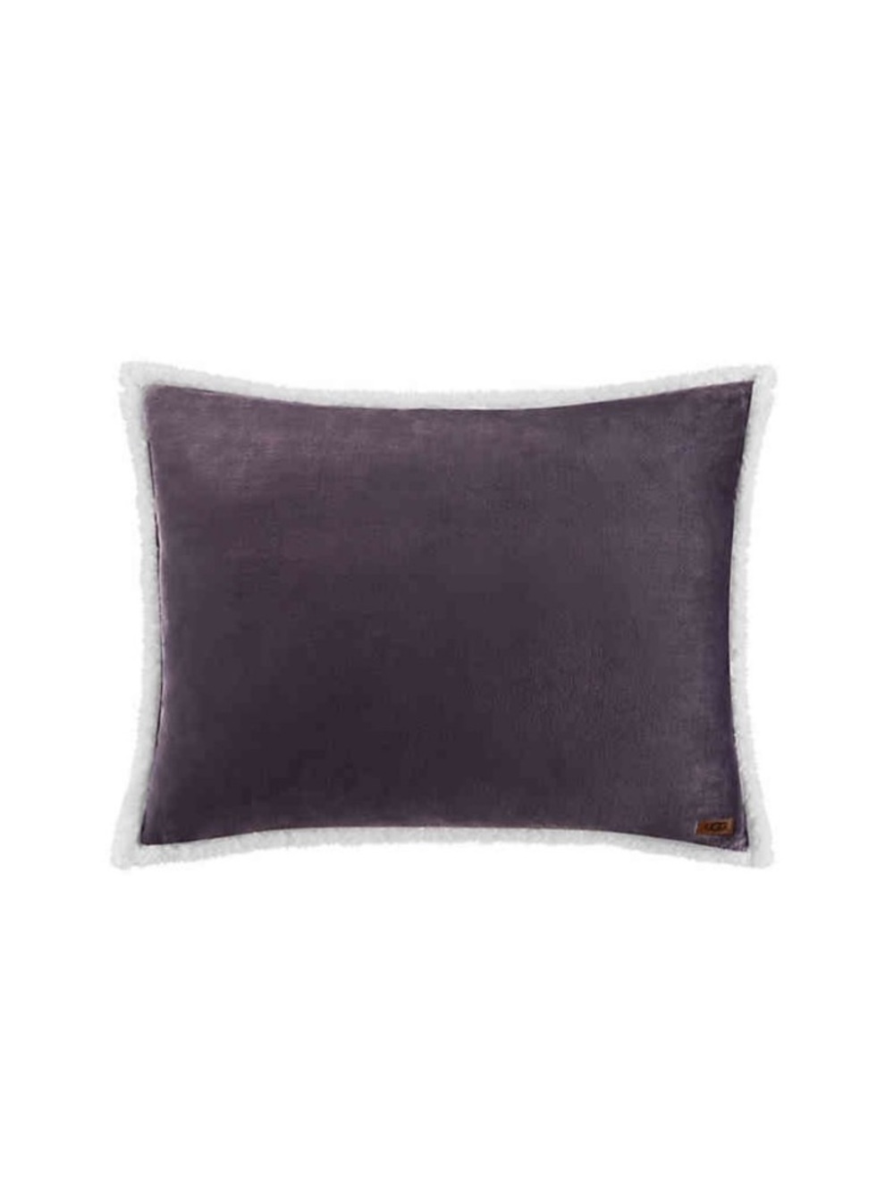 UGG King Pillow Shams Purple Sherpa Fleece Pillow Case Bedding